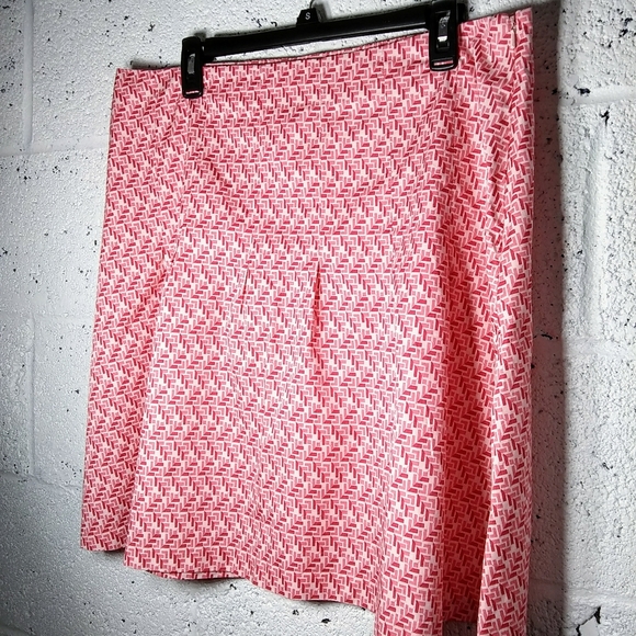 Old Navy Size 12 Pink Flare Pleated A-Line Skirt - Picture 1 of 9